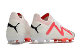 Chuteira Campo Puma Future Ultimate Fg Branca e Rosa Breakthrought - Pack