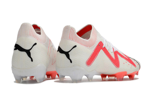 Chuteira Campo Puma Future Ultimate Fg Branca e Rosa Breakthrought - Pack