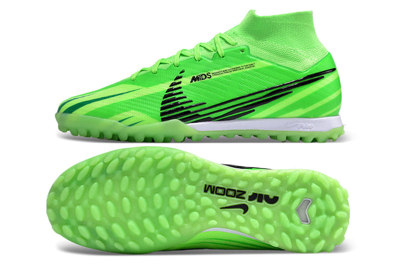 Chuteira Society Nike Air Zoom Mercurial Superfly 9 Elite Tf Verde Dream Speed - 8