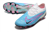 Chuteira Campo Nike Phantom Gx Elite Fusion Pack Branca e - Azul