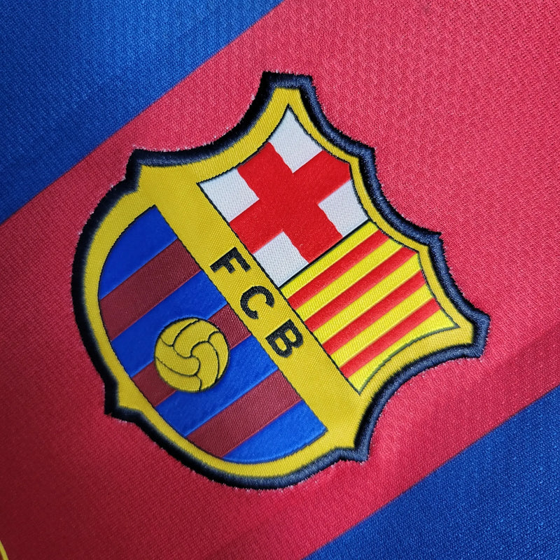 Camisa Barcelona Home 10/11 - Torcedor Retro Azul e Vermelha