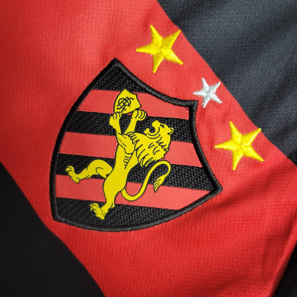 Camisa Sport Recife Home 23/24 - Torcedor Vermelha e Preta