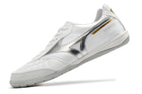 Chuteira Futsal Mizuno Morelia Sala Ic Branca e Prata