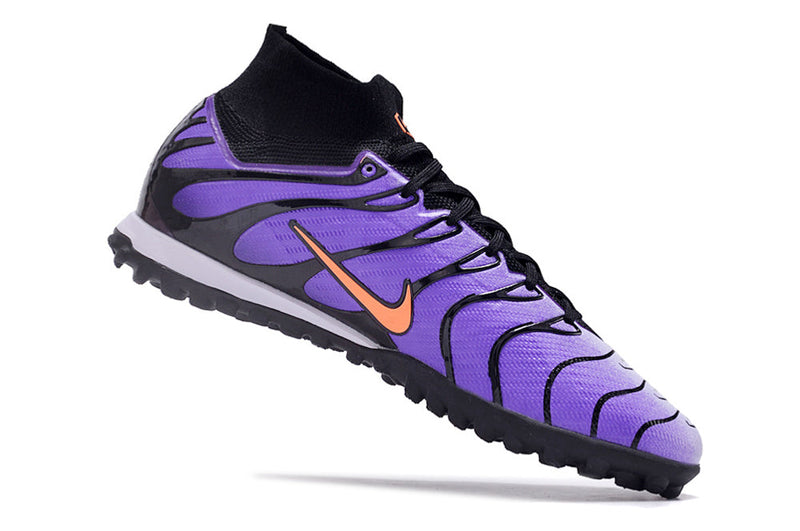 Chuteira Society Nike Air Zoom Mercurial Superfly 9 Elite Tf Roxa Air Max - Tn