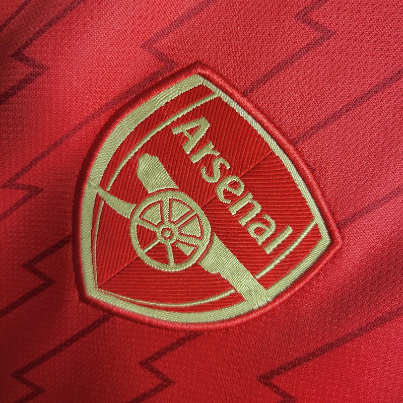 Camisa Arsenal Home 23/24 - Torcedor Vermelha