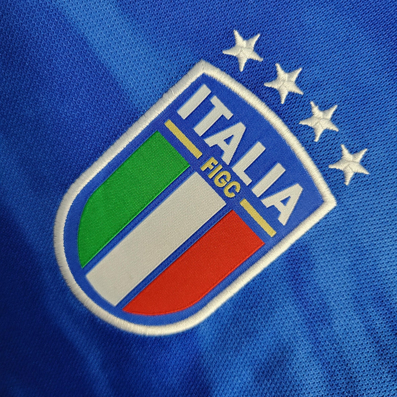 Camisa Italia Home 2023 - Torcedor Azul
