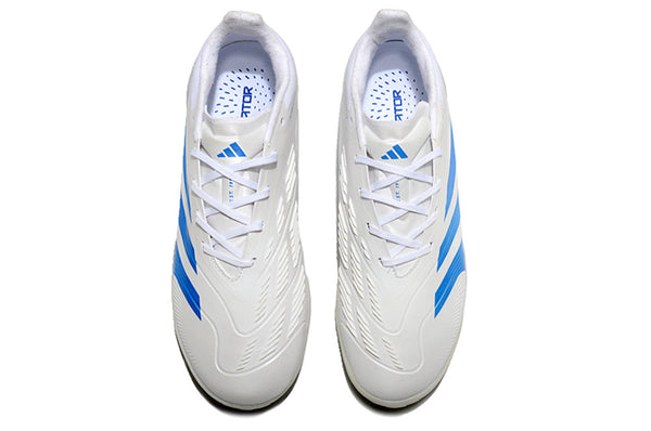 Chuteira Society Adidas Predator Elite Tf Branca e Azul - Kvara