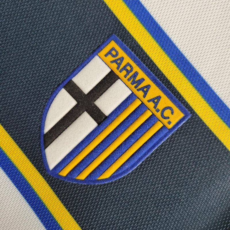 Camisa Parma Home 02/03 Retrô Champion - Branca