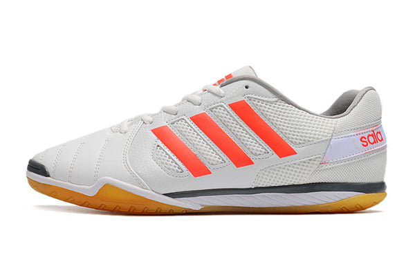 Chuteira Futsal Adidas Top Sala Ic Branca e - Laranja