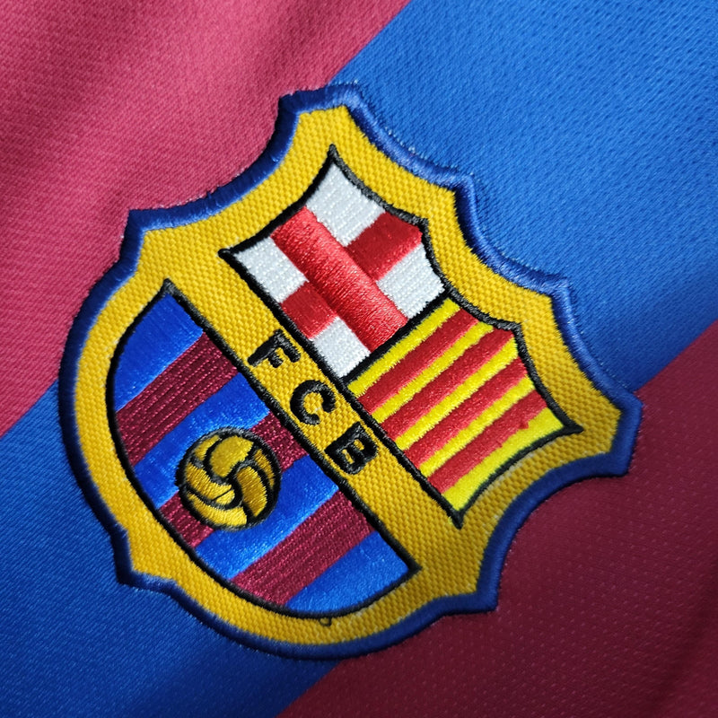 Camisa Barcelona 05/06 - Retro Nike Azul e Vermelha