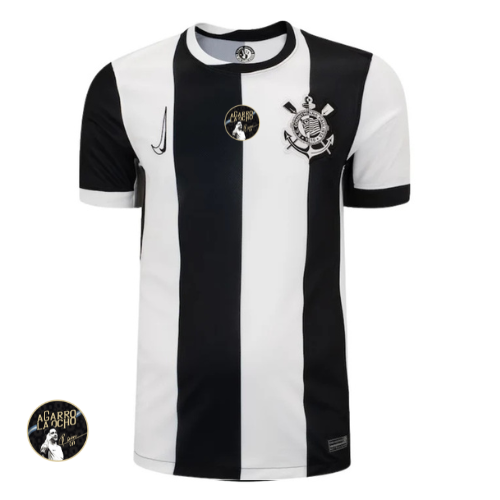 Camisa Corinthians Third 24/25 - Torcedor Preta e Branca Garro8