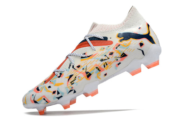 Chuteira Campo Puma Future 7 Fg Branca Creativity Pack