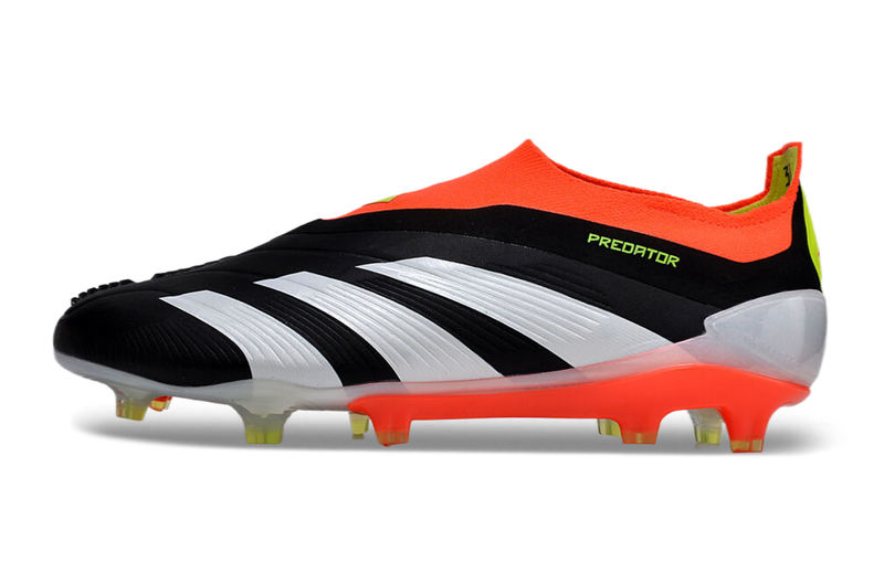Chuteira Campo Adidas Predator Ll Elite Fg Preta Laranja e Branco Solar - Energy