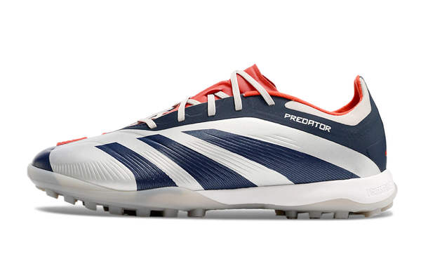 Chuteira Society Adidas Predator Elite Tf Prata e Azul Roteiro - Pack