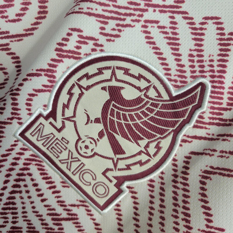 Camisa Mexico Away 2022 Off - Torcedor White