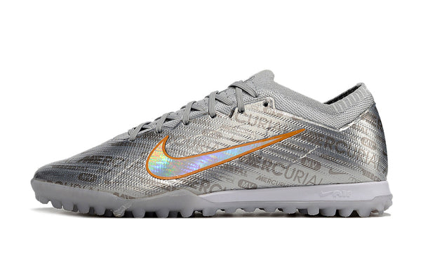 Chuteira Society Nike Air Zoom Mercurial Superfly 9 Tf Elite Prateada Disruption - Pack