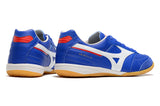 Chuteira Futsal Mizuno Morelia Sala Ic Azul e Branca