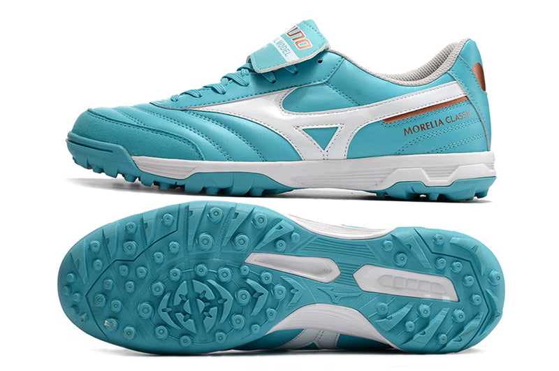 Chuteira Society Mizuno Morelia Ii Tf Azul