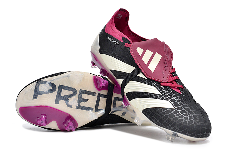 Chuteira Campo Adidas Predator Ft 30 Elite Fg Preta e - Roxa