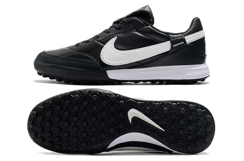 Chuteira Society Nike Premier 3 Tf Preta e - Branca