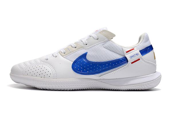 Chuteira Futsal Nike Streetgato Ic Branco e - Azul