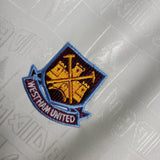 Camisa West Ham Away 1999 Retrô Iron Maiden - Branca