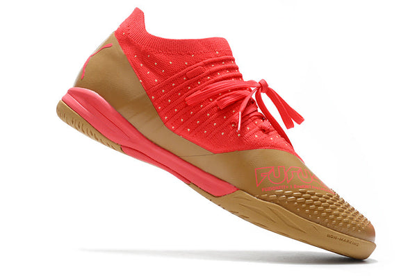 Chuteira Futsal Puma Future Z 1 4 Neymar Jr Dream Chaser - Dourada