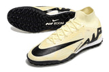 Chuteira Society Nike Air Zoom Mercurial Superfly 9 Elite Tf Bege e Preta Mad Ready - Pack