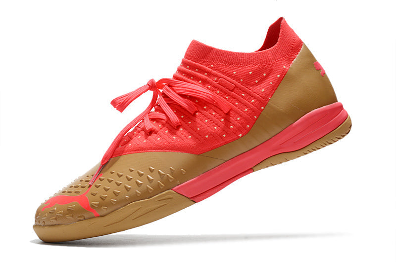 Chuteira Futsal Puma Future Z 1 4 Neymar Jr Dream Chaser - Dourada