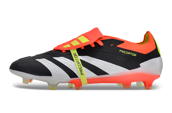 Chuteira Campo Adidas Predator Ft 30 Elite Fg Preta Laranja e Branco Solar Energy - Pack