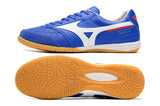 Chuteira Futsal Mizuno Morelia Sala Ic Azul e Branca