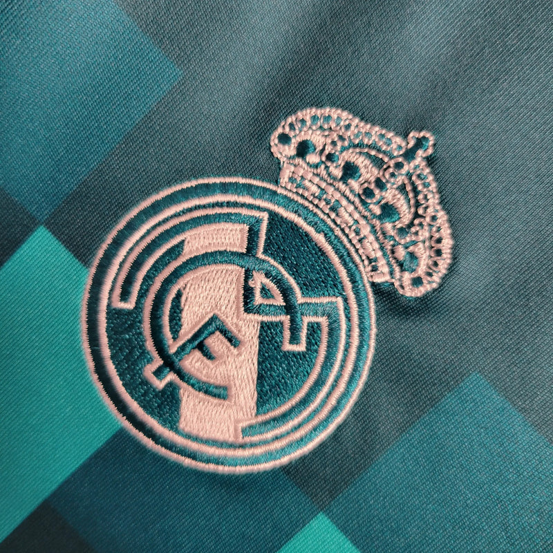 Camisa Real Madrid Third 17/18 - Retro Azul