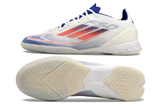 Chuteira Futsal Adidas F50 Ic Branca Azul e Vermelha Advancement Pack - 1