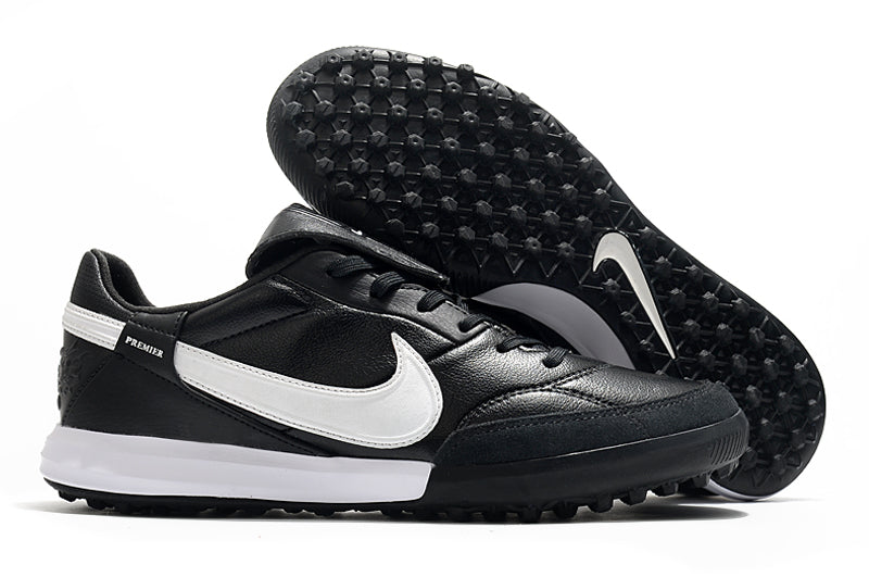 Chuteira Society Nike Premier 3 Tf Preta e - Branca