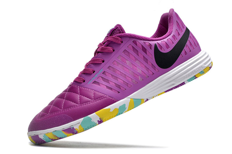 Chuteira Futsal Nike Lunar Gato Ii Ic Roxa e - Branca