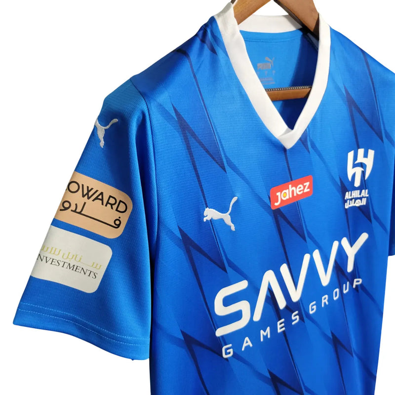 Camisa Al Hilal Home 23/24 - Torcedor Azul