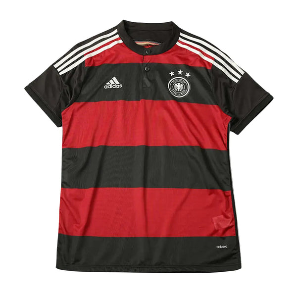 Camisa Alemanha Away 2014 Retrô Vermelha e - Preta