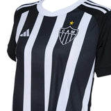 Camisa Atletico Mineiro Feminina Home 24/25 - Preta e Branca