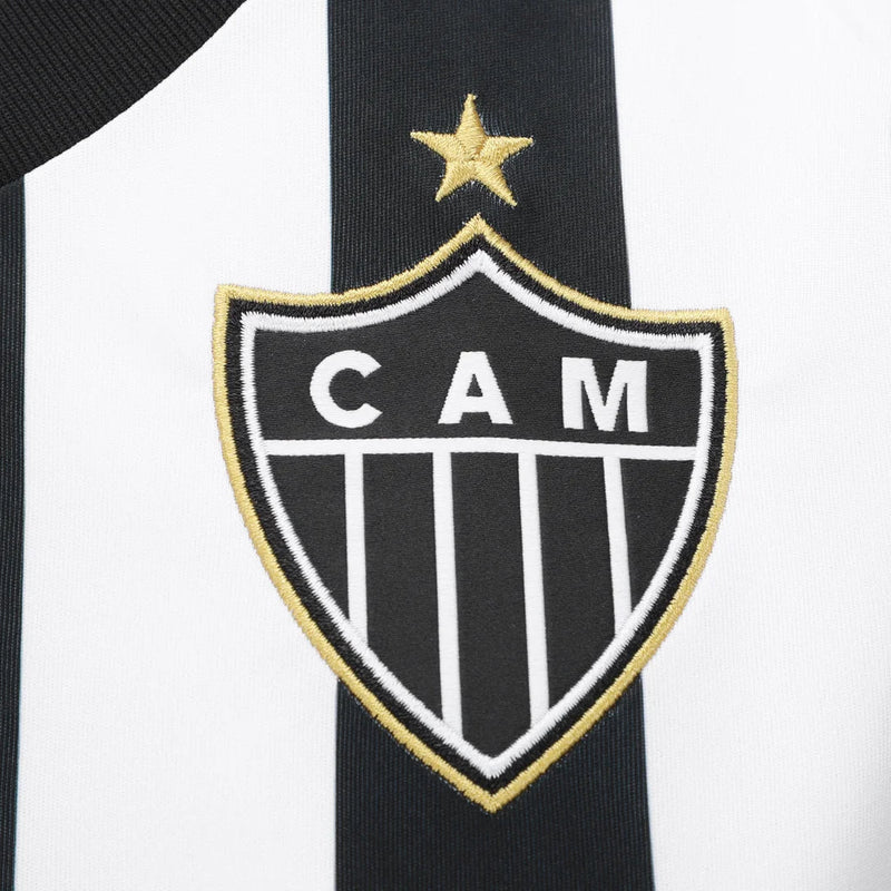 Camisa Atletico Mineiro Home 25/26 - Torcedor Preta e Branca