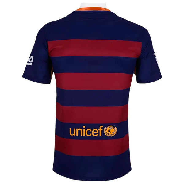 Camisa Barcelona Home 15/16 - Torcedor Retro Azul e Vermelha