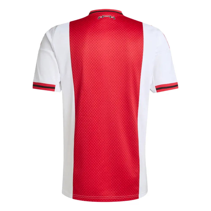 Camisa Ajax Home 25/26 Branca e - Torcedor Vermelha