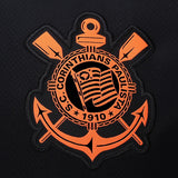 Camisa Corinthians Terceira 25/26 - Preta e Laranja
