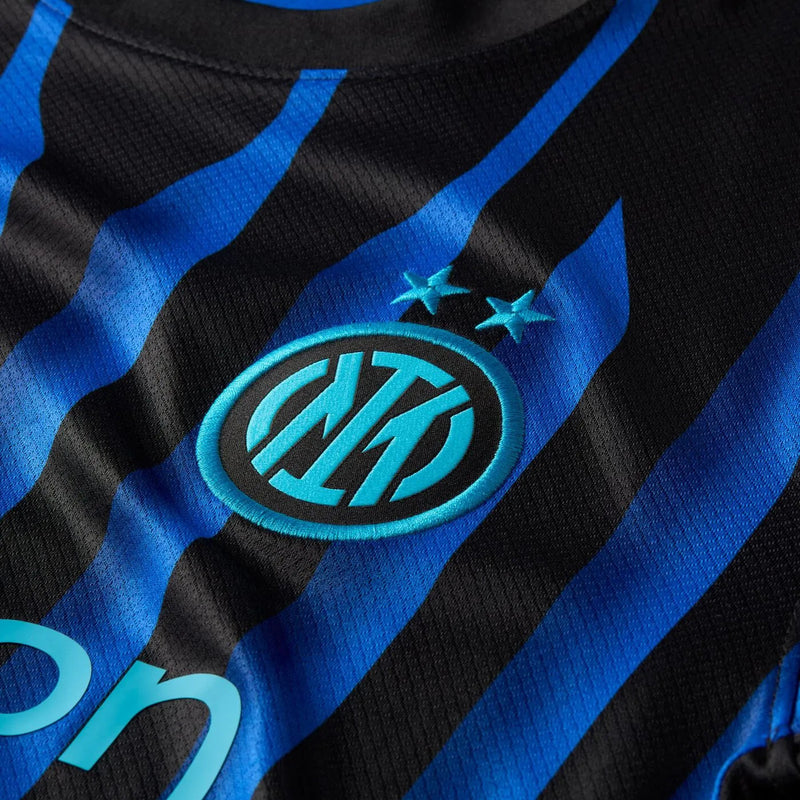 Camisa Inter de Milao Home 25/26 Azul e - Torcedor Preta