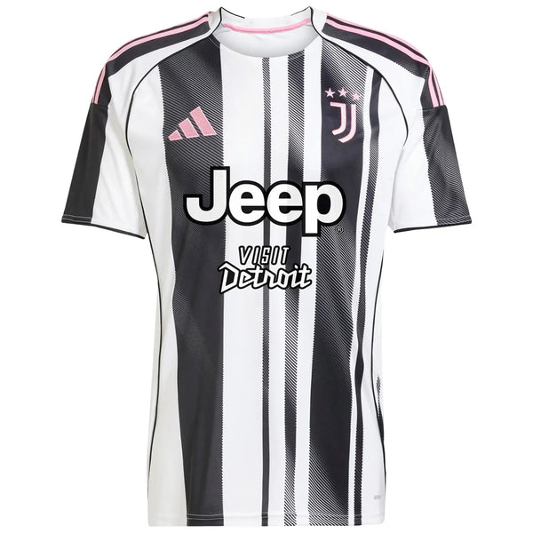 Camisa Juventus Home 25/26 Branca e - Torcedor Preta