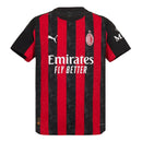 Camisa Milan Home 25/26 Vermelha e - Torcedor Preta