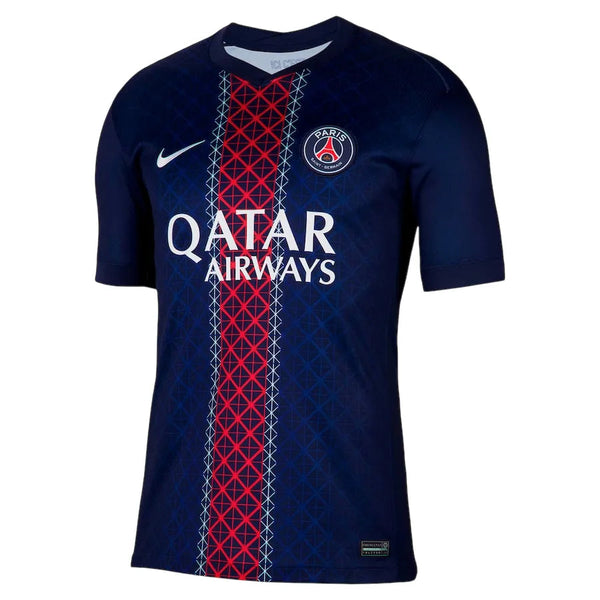 Camisa Psg Home 25/26 Azul e - Torcedor Vermelha