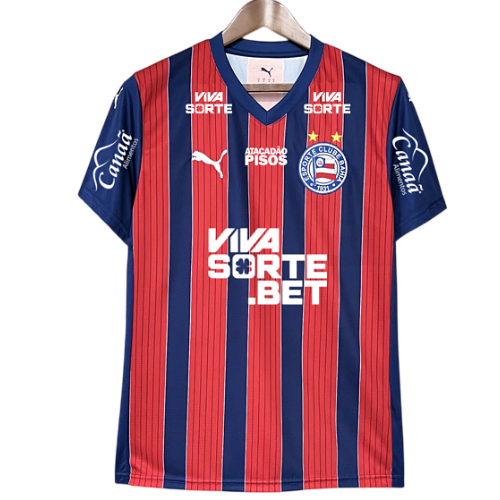 Camisa Bahia Away 25/26 - Torcedor Azul e Vermelha