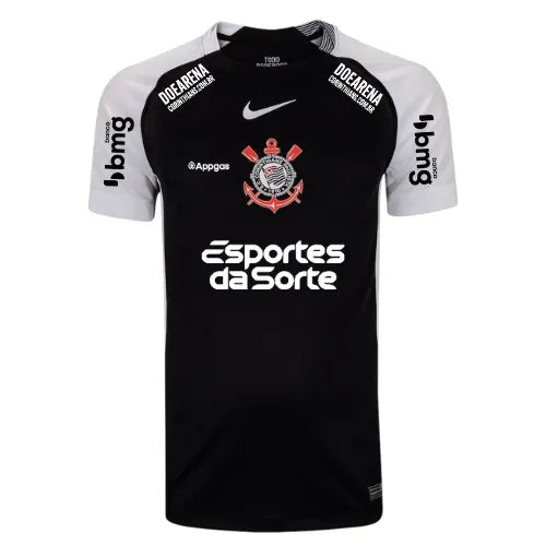 Camisa Corinthians Away 25/26 - Torcedor Preta