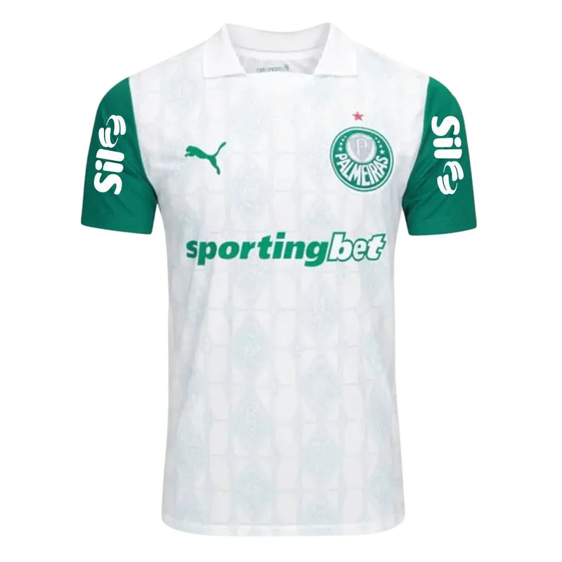 Camisa Palmeiras Away 25/26 - Torcedor Branca C Patrocinios