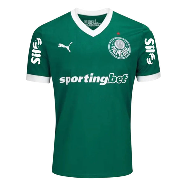 Camisa Palmeiras Home 25/26 - Torcedor Verde C Patrocinios